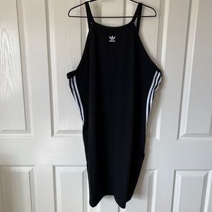 Adidas NWOT dress 4X Black with white stripes